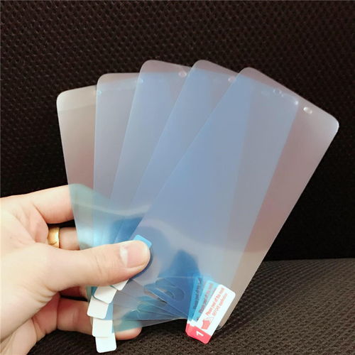 小米5納米防爆軟膜mi5x高清保護膜紅米note5超薄透明屏幕非鋼化膜